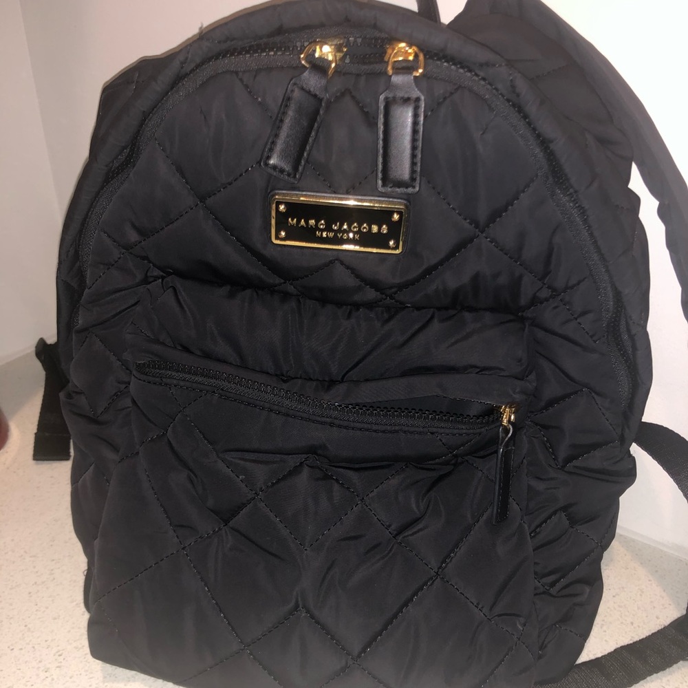 Marc Jacobs Quilted Black Backpack